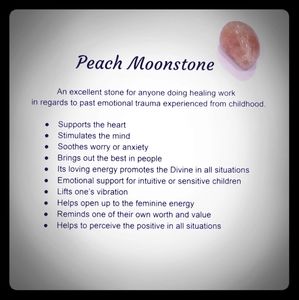 Healing Stone, PEACH MOONSTONE